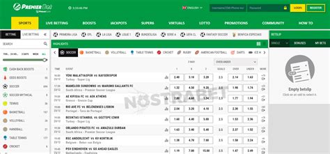 premierbet mozambique  PremierBet Ghana is an established online betting powerhouse offering an impressive sportsbook consisting of top international football fixtures, virtual games, and handsome jackpots